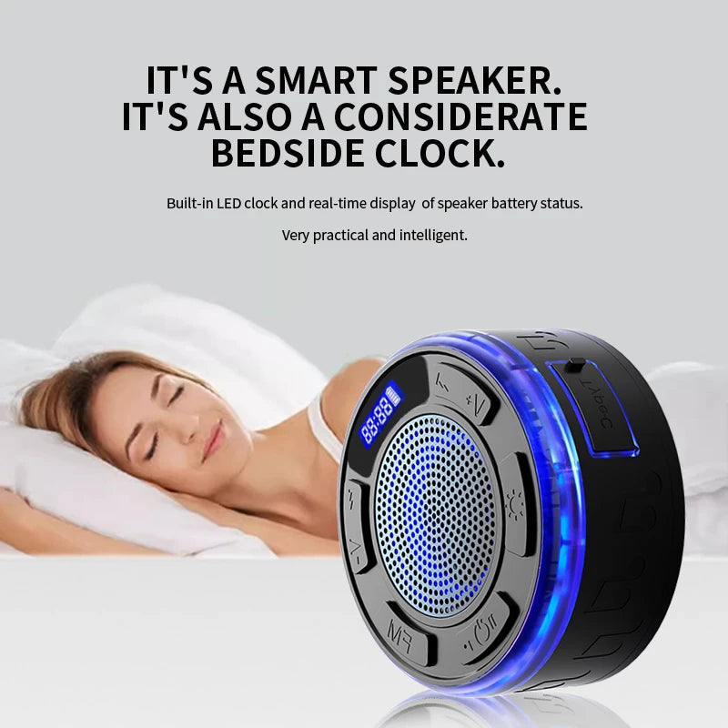 Bathroom Bluetooth Speaker IPX7 Waterproof Shower Large Suction Cup  MP3 Music subwoofer TWS Wireless Stereo Music Box outdoors