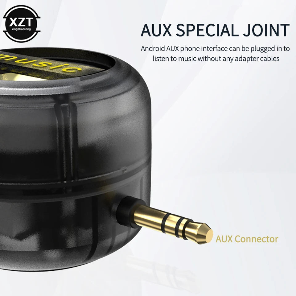 Mini Sound box 3.5mm AUX Rechargeable Speakers Portable Stereo Megaphone Player Speaker Subwoofer for PC Phone Laptop Soundbar