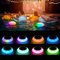 Floating Pool Speaker with Colorful Lights BT Speaker IPX7 Waterproof Hot Tub Speaker Wireless Speaker for Outdoor/Pool/Beach